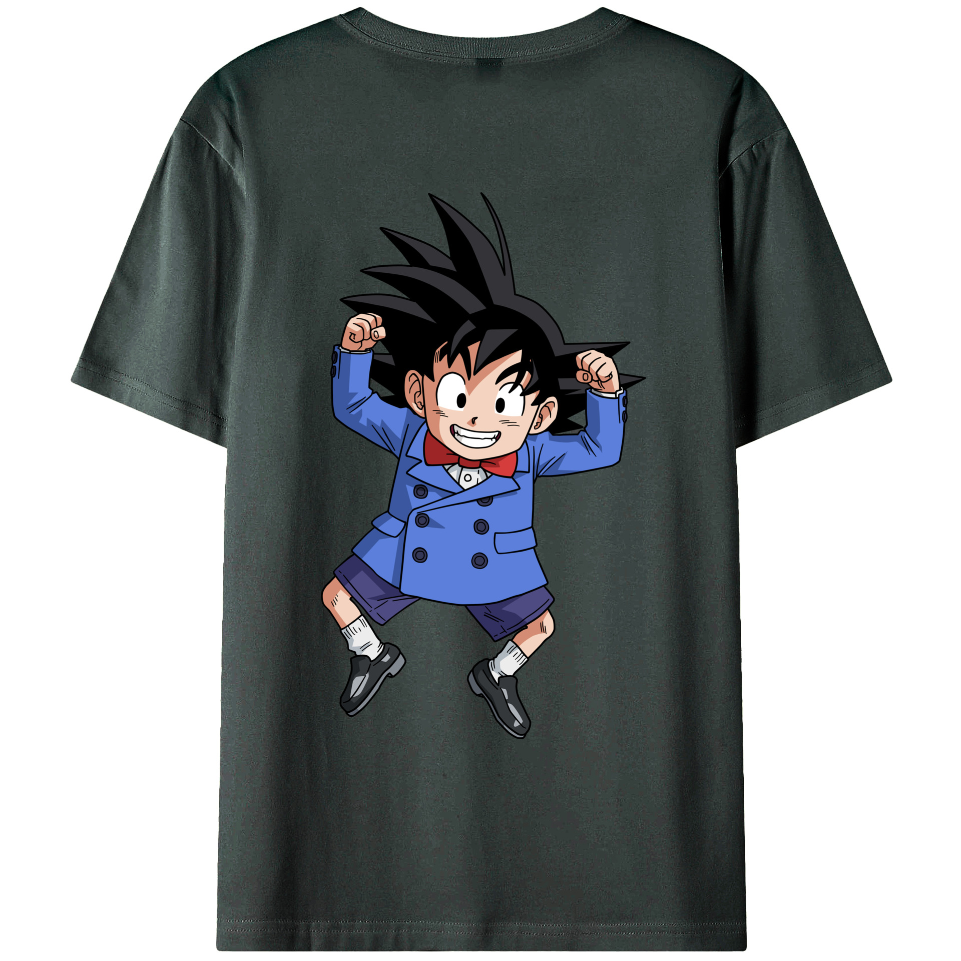 （画像用） ドラゴンボール 孫悟空（そん ごくう）Son Goku カカロット DRAGON BALL Kakarotto 綿100％ メンズ半袖Tシャツ（バックプリント） 通気性